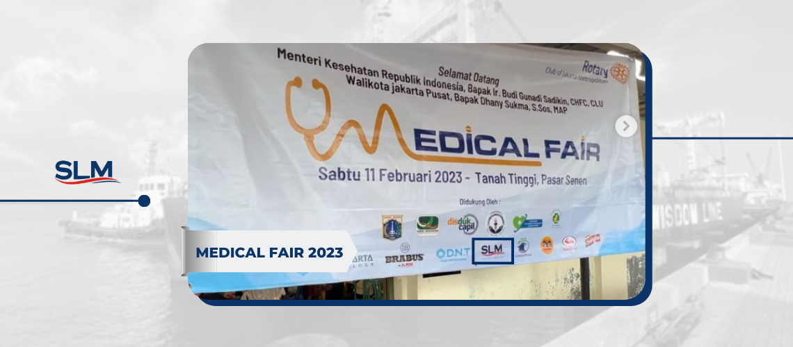 Sinarmas LDA Maritime Provides Support for Rotary Club Jakarta Metropolitan in Medical Fair 2023