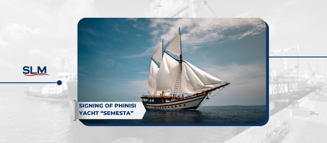 Pacific High & Alur Biru Maritim Menandatangani Pembangunan Yacht ‘Semesta’ Phinisi 33 Meter di Indonesia