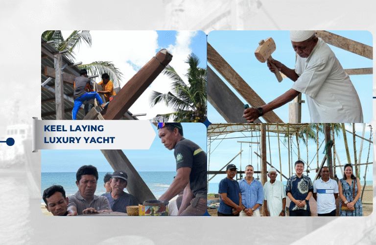 Pacific High Indonesia dan Alur Biru Pariwisata mengumumkan penandatanganan Project 48m, kapal Phinisi dengan empat kabin