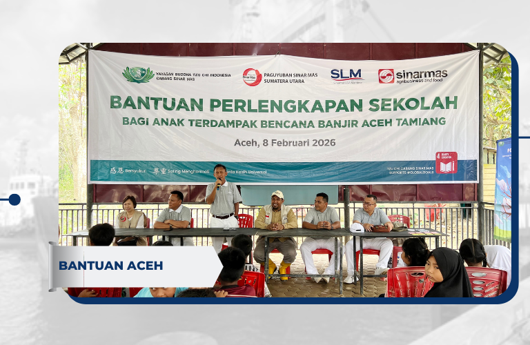 Together with Tzu Chi, Sinarmas LDA Maritime Supports the Learning Spirit of Children in Aceh Tamiang